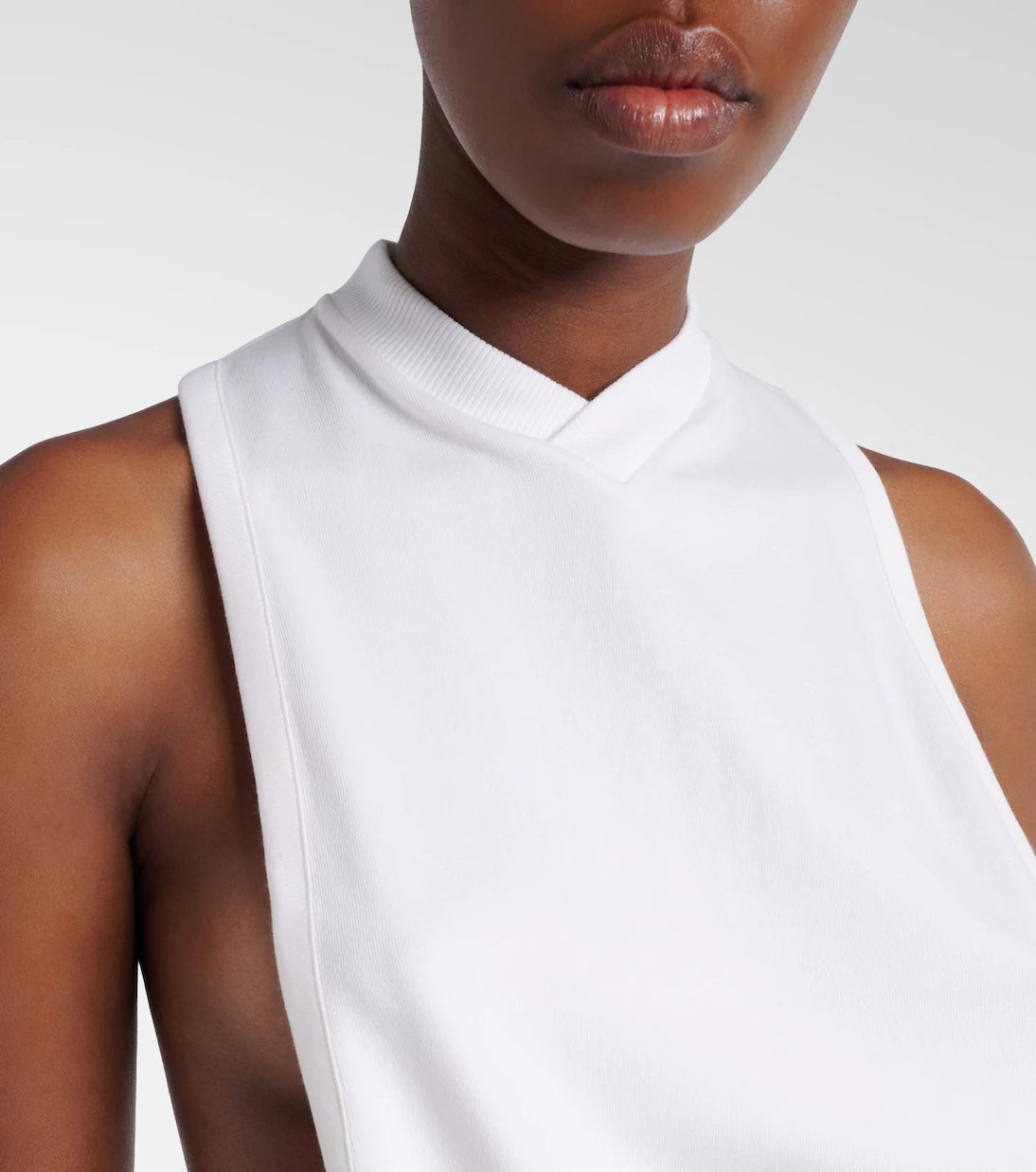 Versace - Cotton-blend jersey tank top
