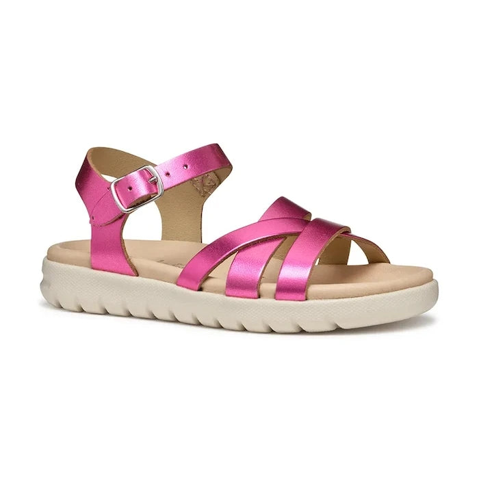 Детски сандали от кожа Geox SANDAL SOLEIMA