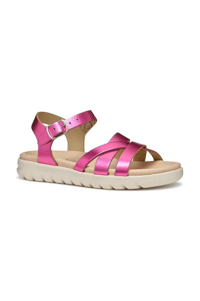 Детски сандали от кожа Geox SANDAL SOLEIMA