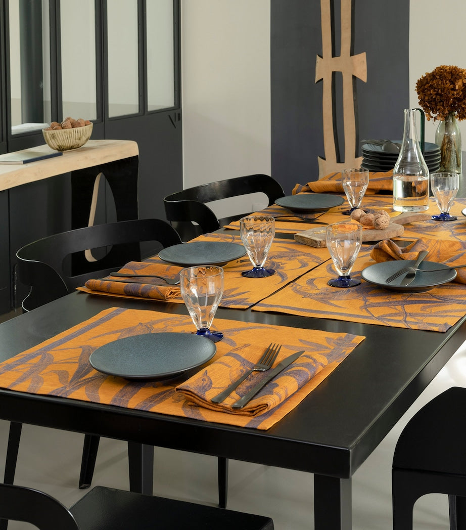 Le Jacquard Français x Quinsai Linen Volière Placemat