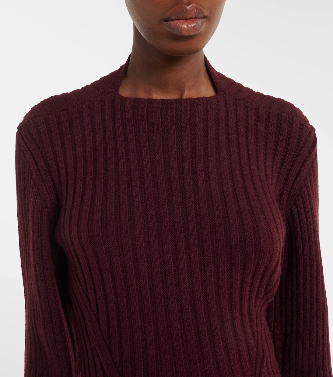 Victoria Beckham - Ribbed-knit wool and cashmere sweater