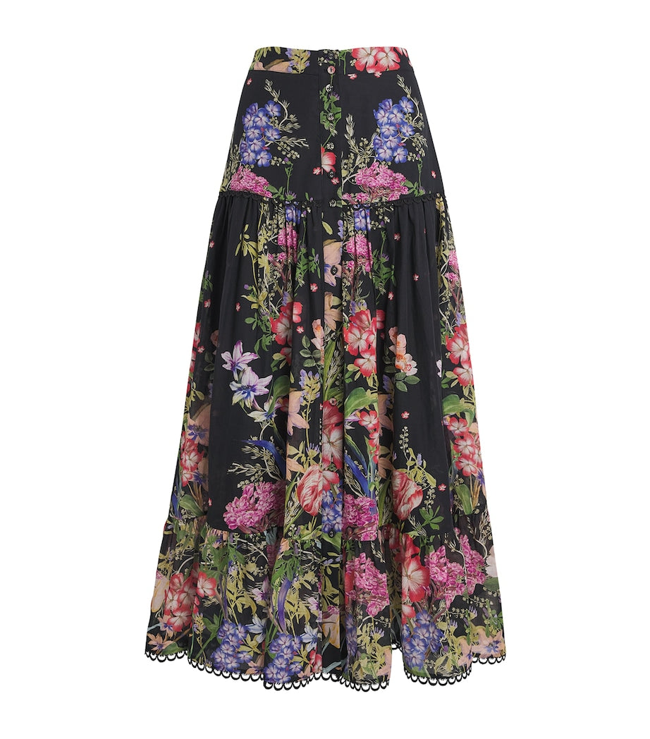 Charo Ruiz Ibiza Multi Floral Ann Maxi Skirt