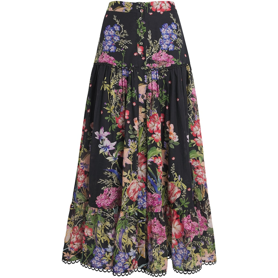 Charo Ruiz Ibiza Multi Floral Ann Maxi Skirt
