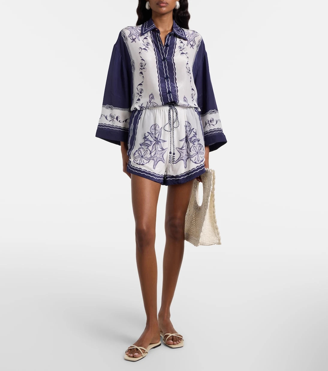 شورت مزين بالزهور Farm Rio - Coast Scarf