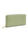 Green Oxford Zip-Around Wallet