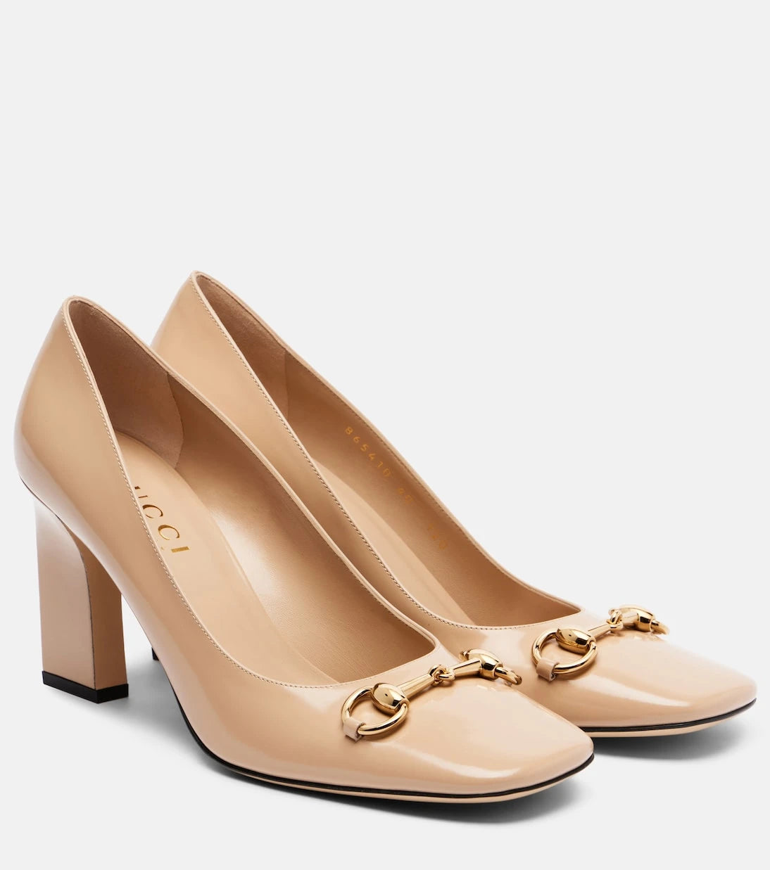 Gucci - Signora Horsebit leather pumps