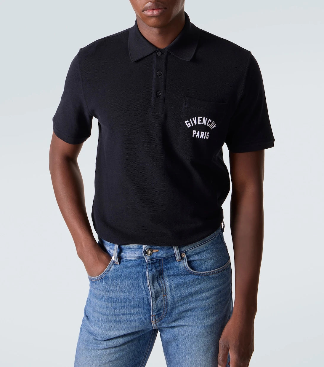 Givenchy - Givenchy Paris cotton piqué polo shirt
