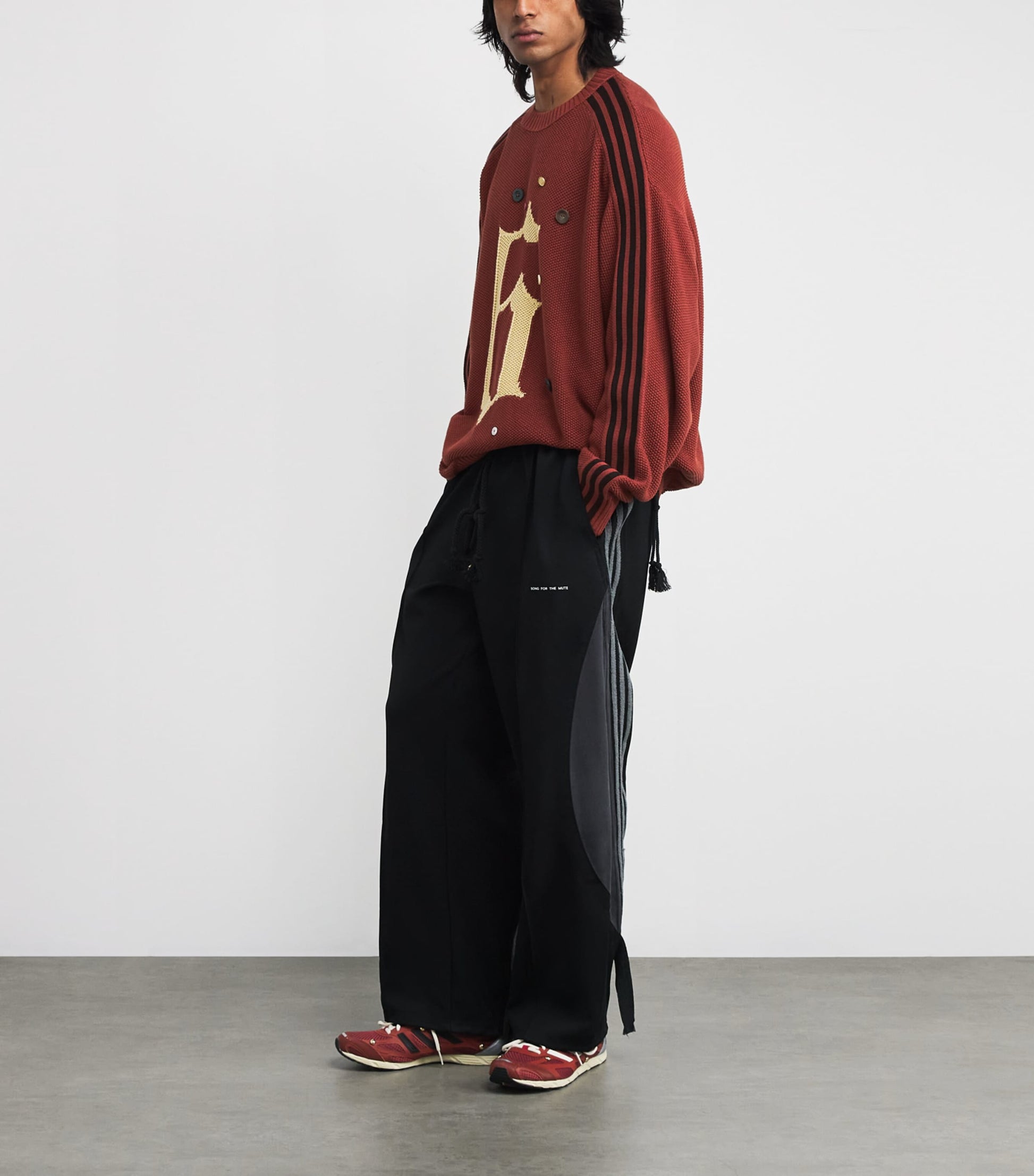 Red Originals x Song for the Mute Cotton Knit Button Sweater