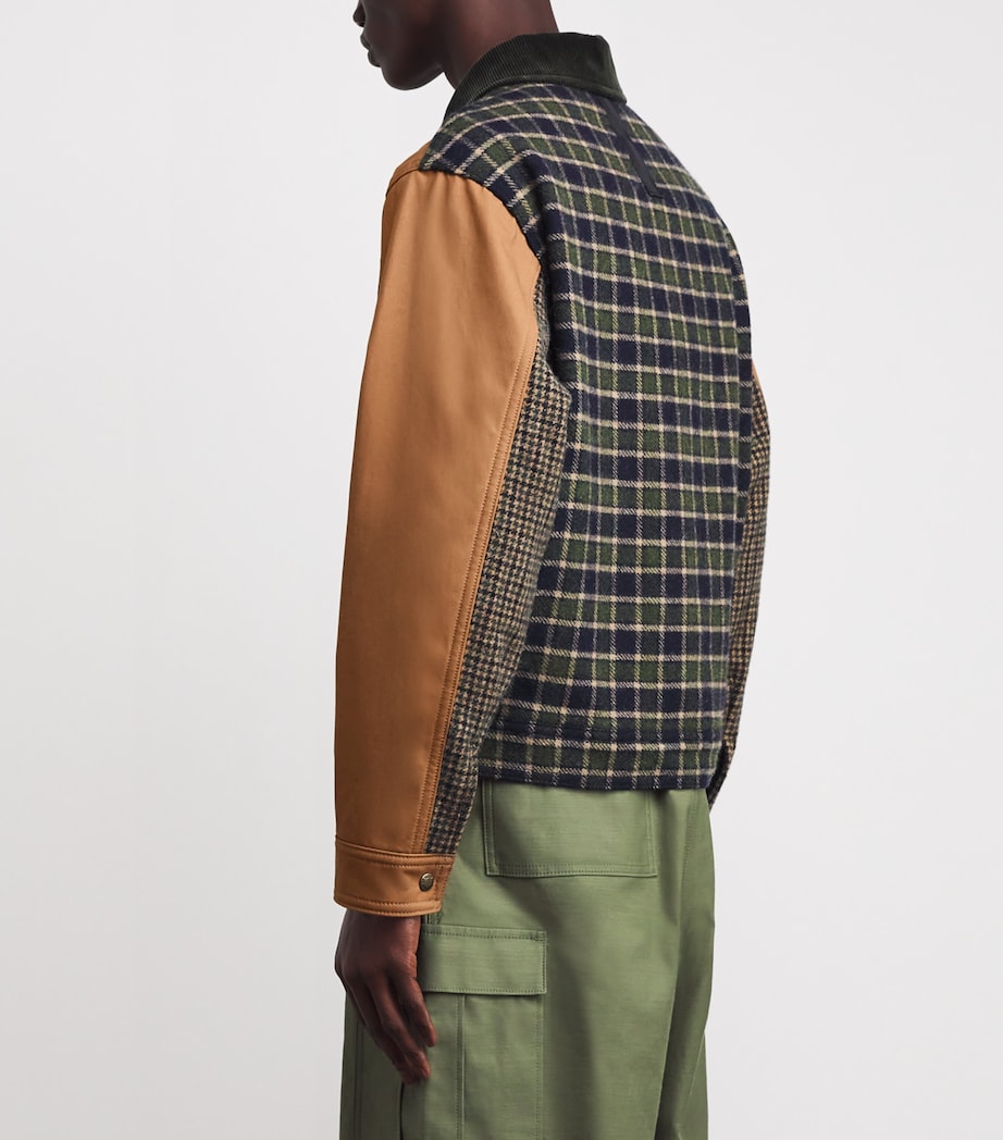 Junya Watanabe MAN Beige x Filson Cotton-Wool Check Utility Jacket