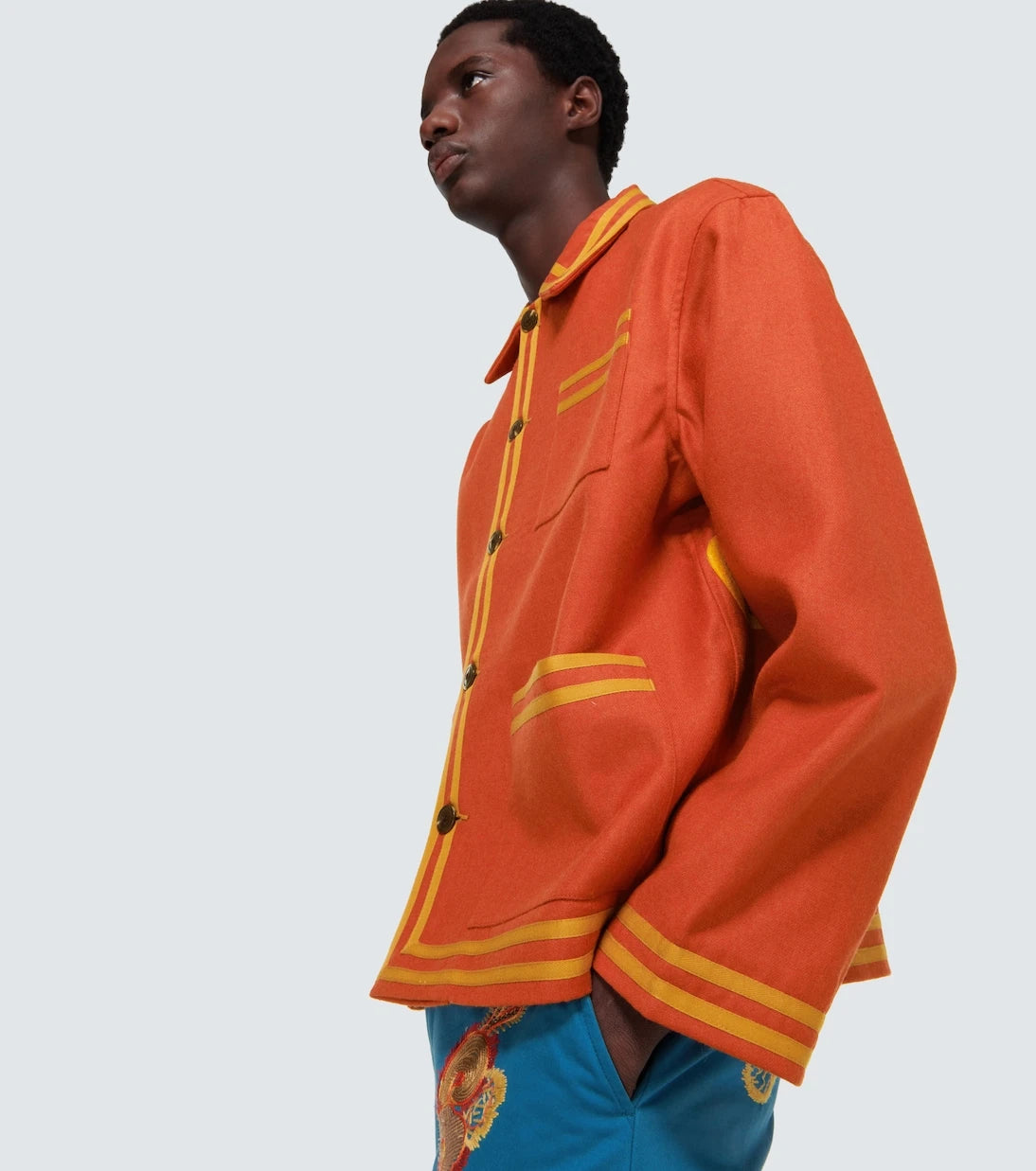 Bode - Society Club wool blouson jacket