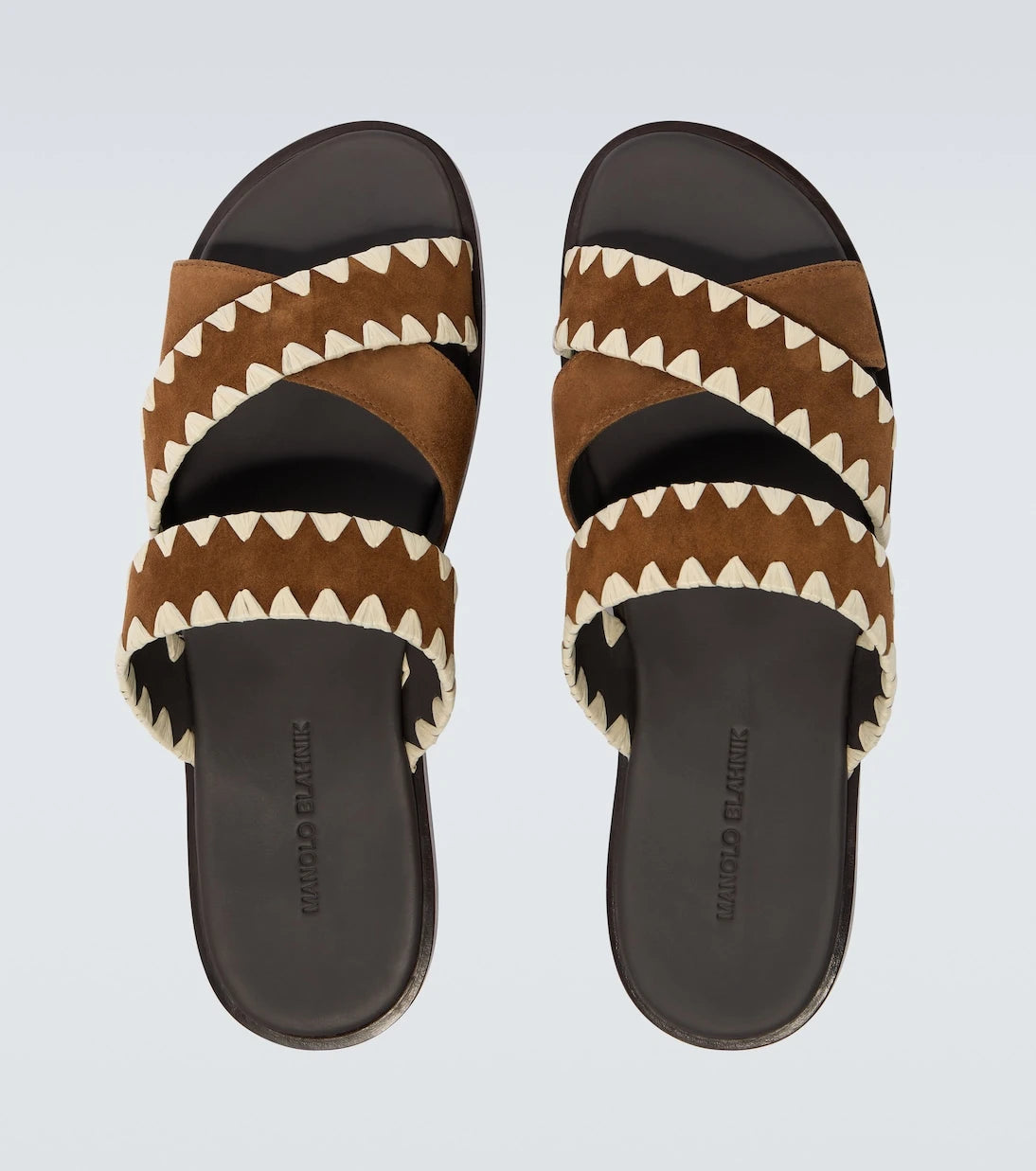 Manolo Blahnik - Nello suede slides