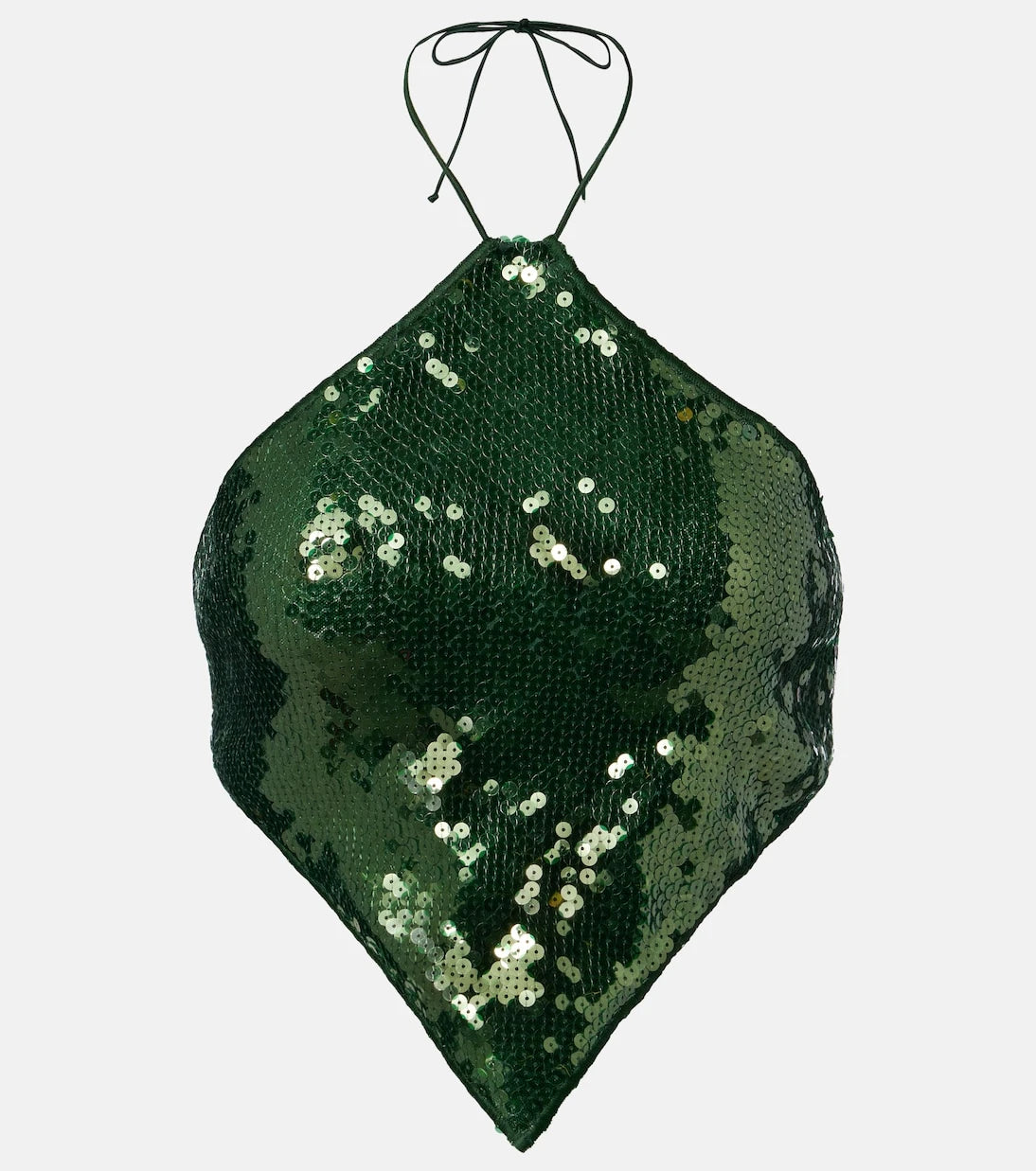 Oséree - Marylin sequined halterneck crop top