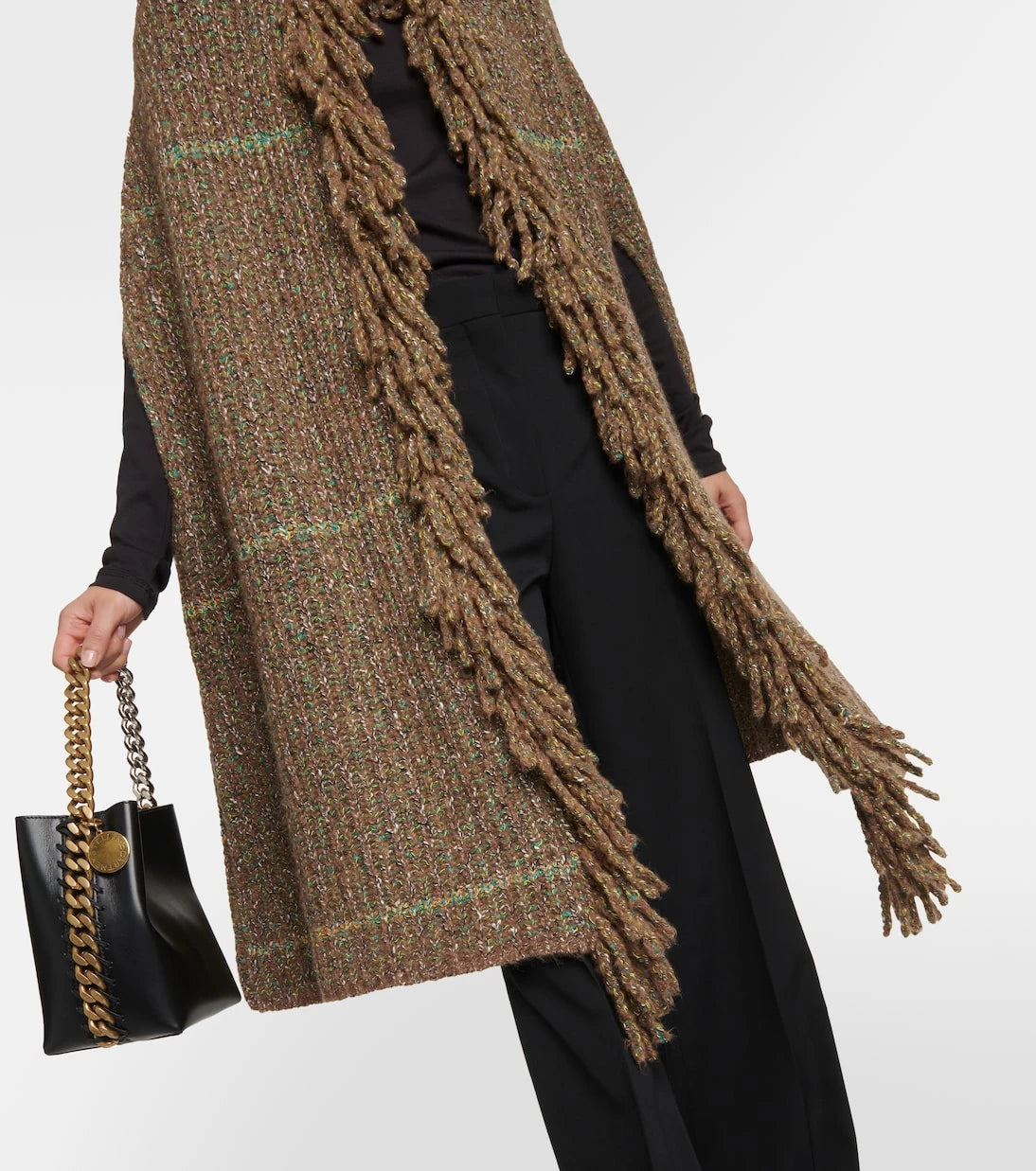 Stella McCartney - Fringed poncho
