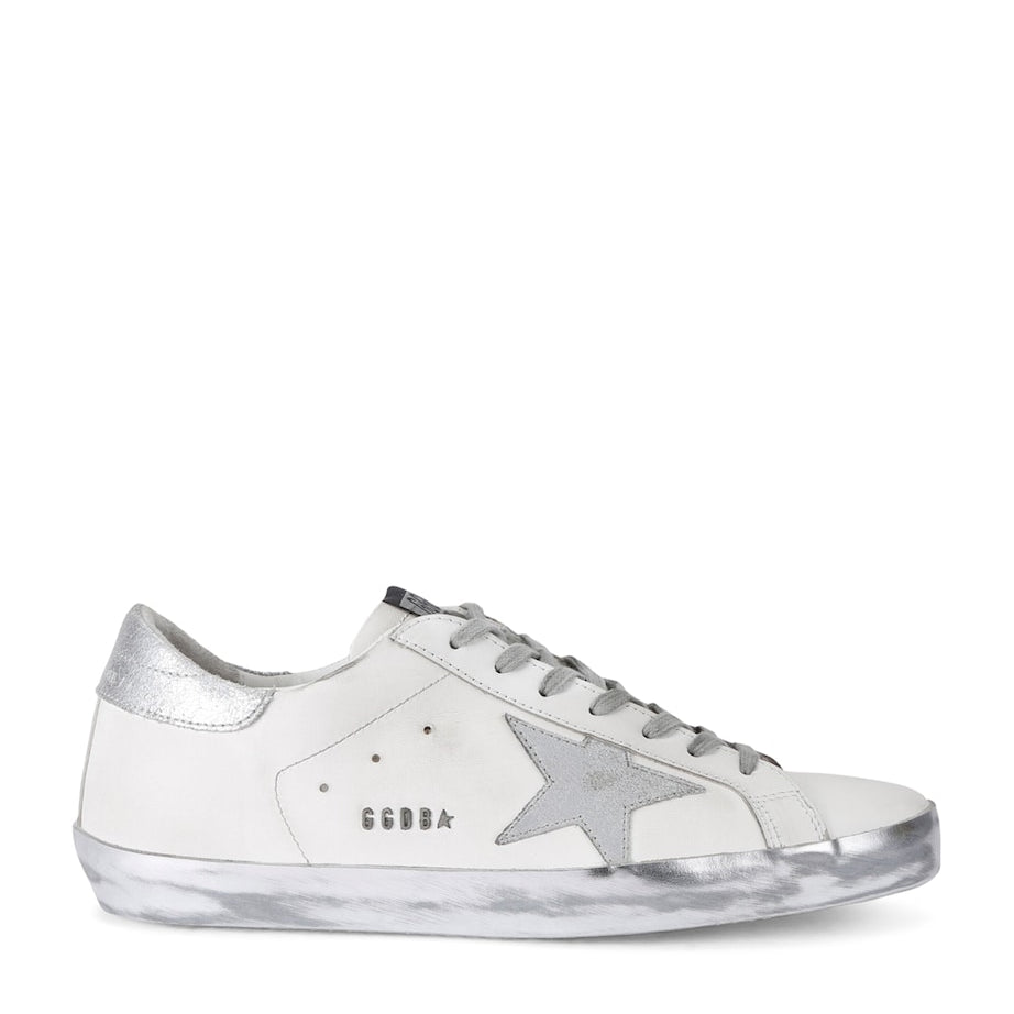 Leather Super-Star Sneakers SILVER COM