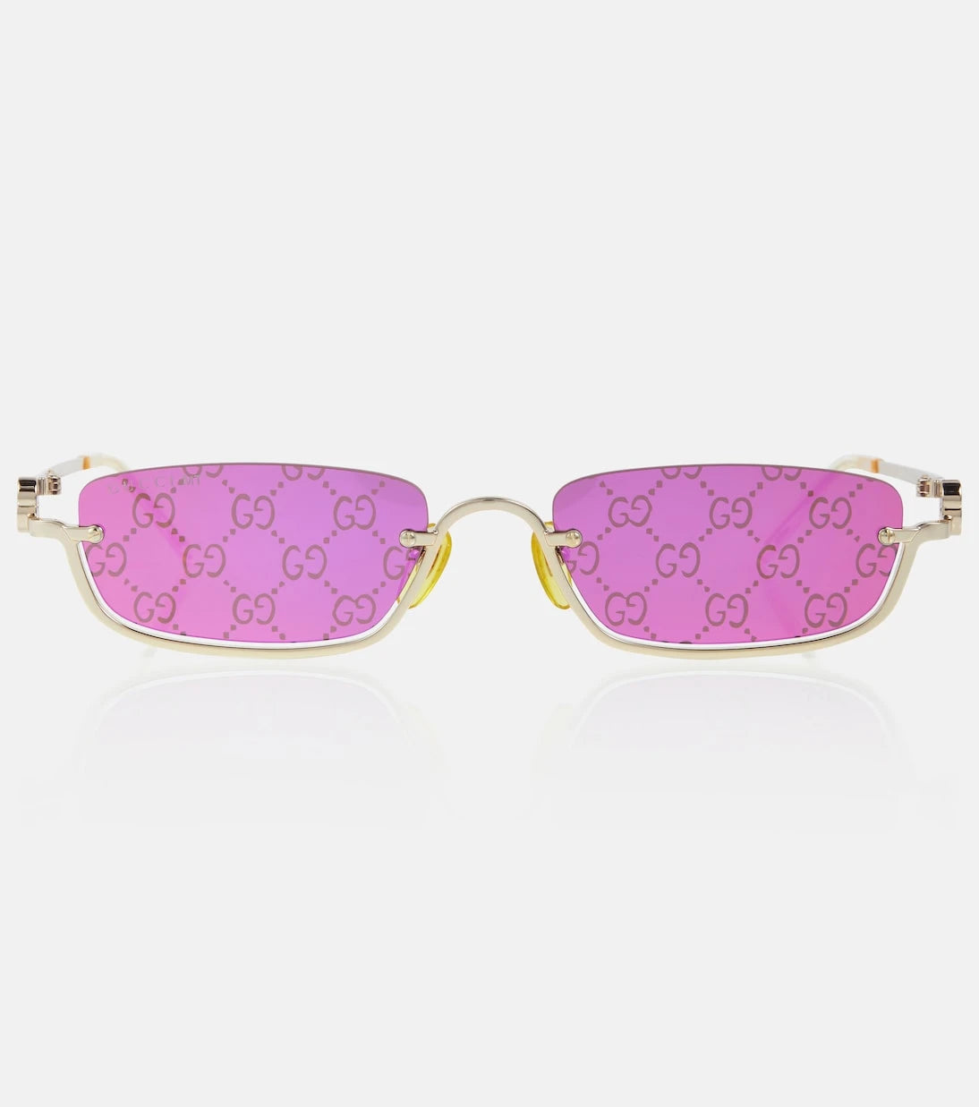 Gucci - GG rectangular sunglasses