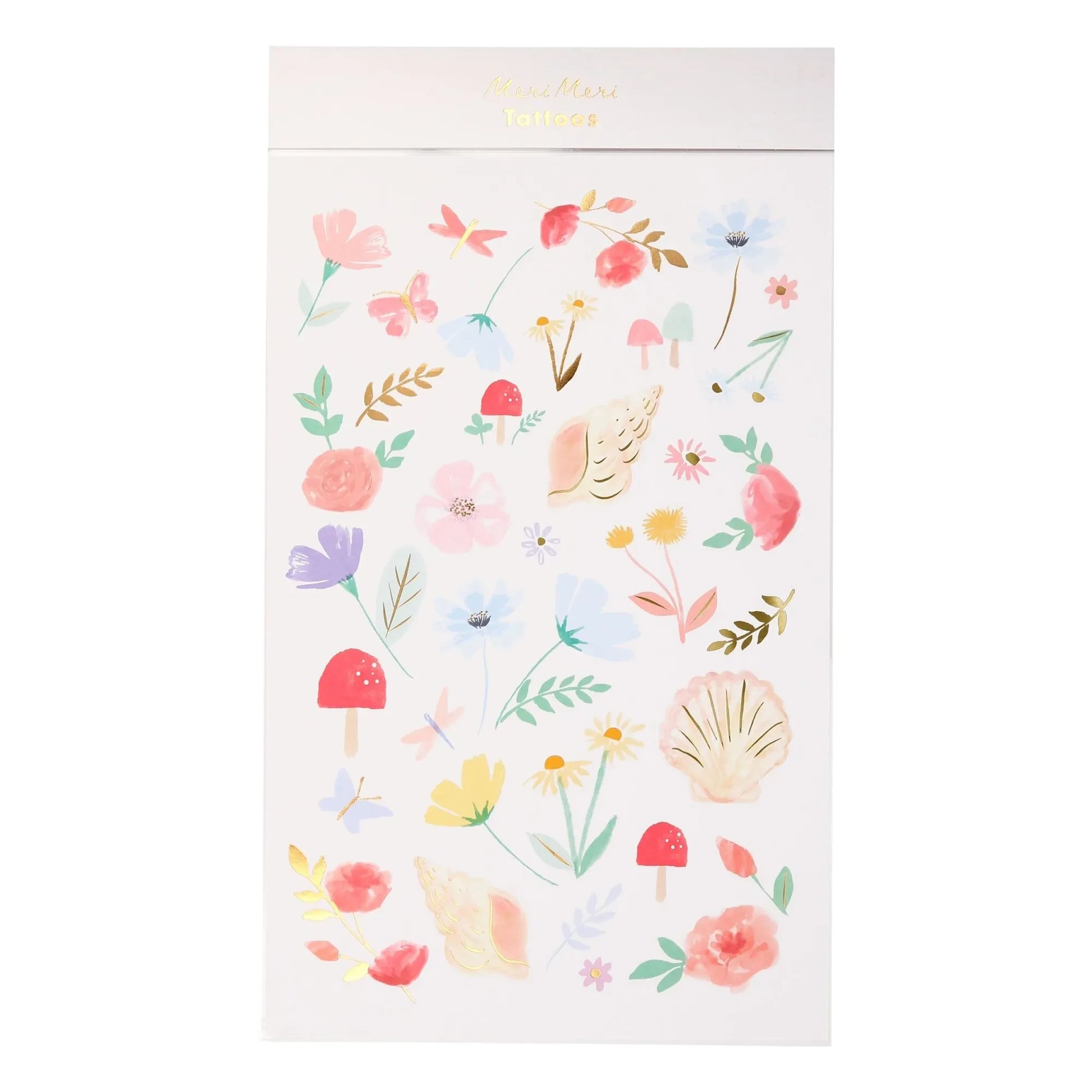 Meri Meri - Temporary tattoos Flowers