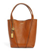 Chloé Brown Small Calfskin Spin Tote Bag
