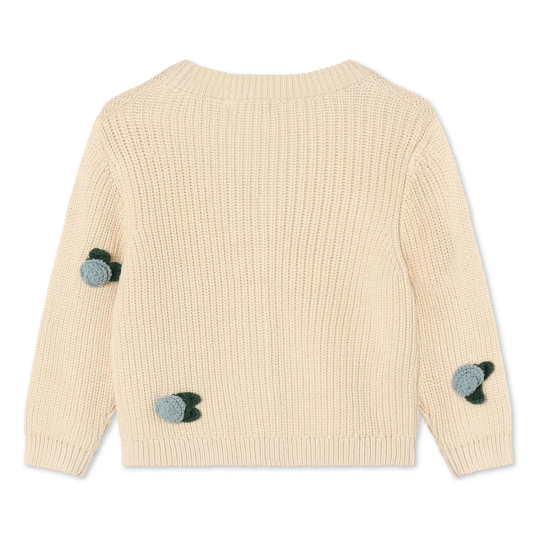 Fliink - Cool Flower Cardigan | Ecru