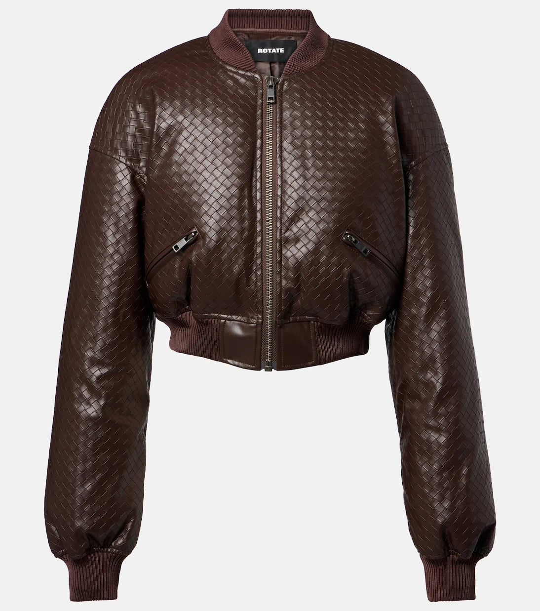 Rotate - Dax cropped bomber jacket