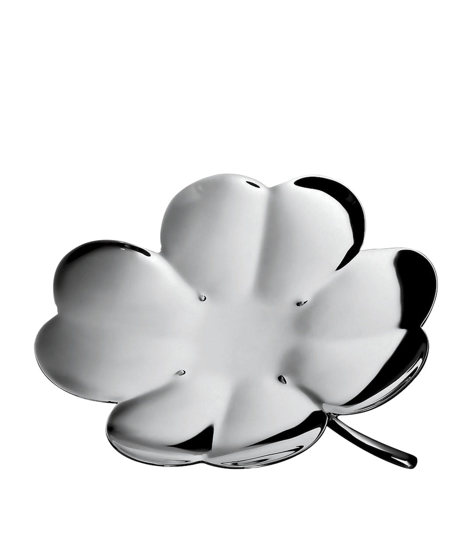 Christofle Silver-Plated Four-Leaf Clover Trèfle Dish (11cm)