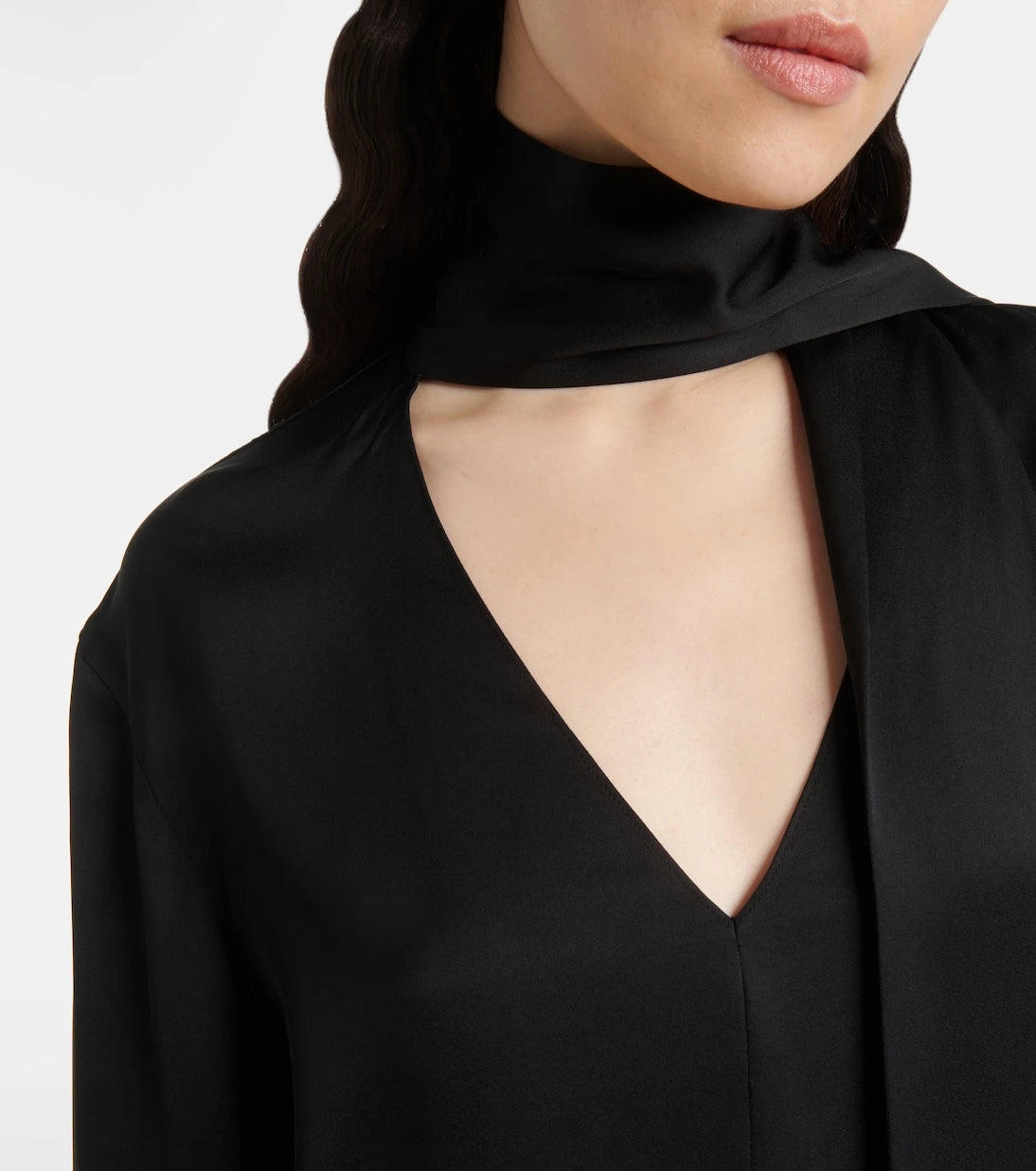 Joseph - Scarf-detail silk blouse