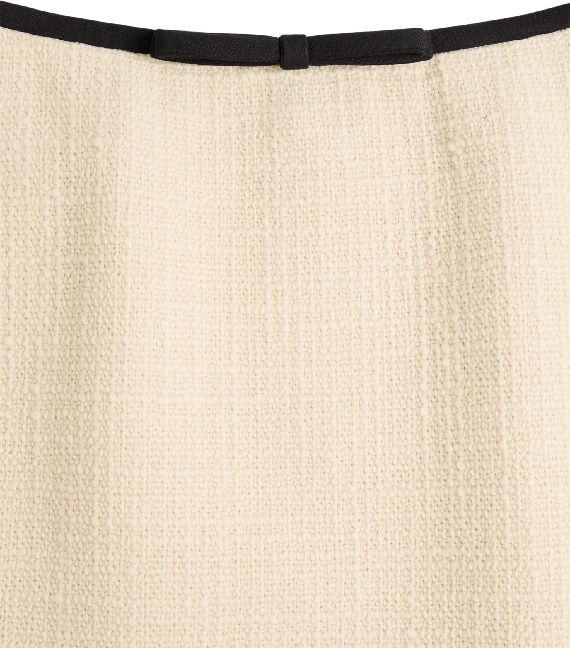 Valentino Beige Wool-Blend Mini Skirt