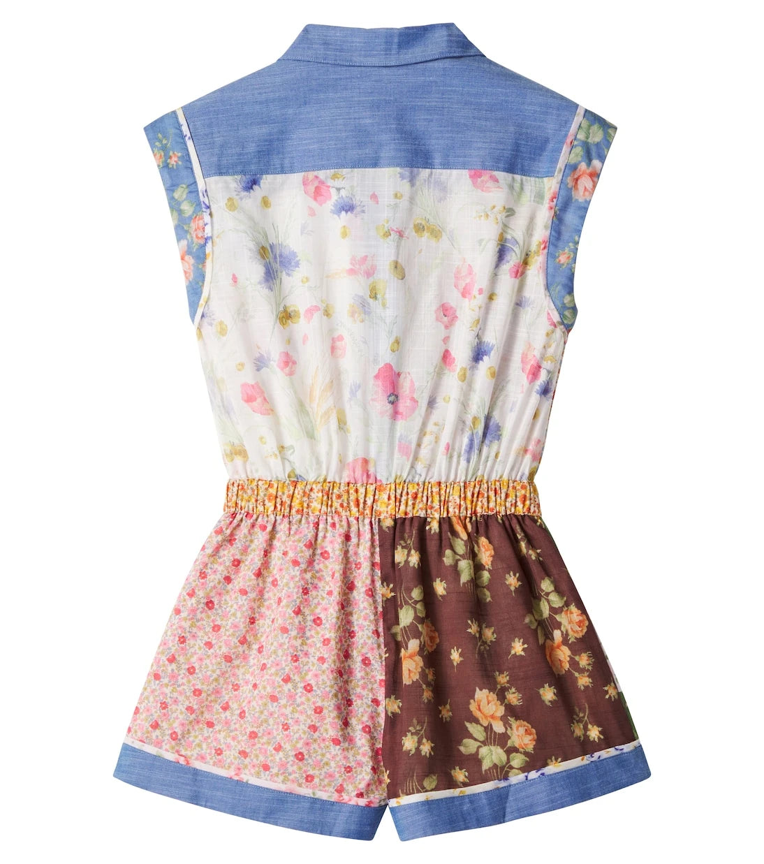 Zimmermann Kids - Lucky floral cotton playsuit