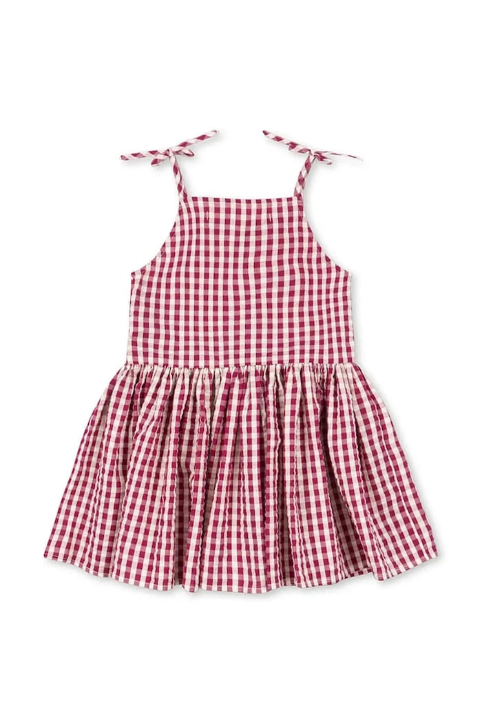 Konges Sløjd рокля от памук ISOTTA DRESS GOTS