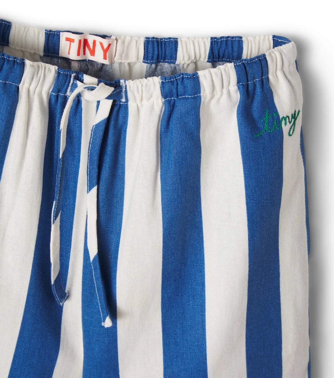Tinycottons - Striped linen and cotton wide-leg pants