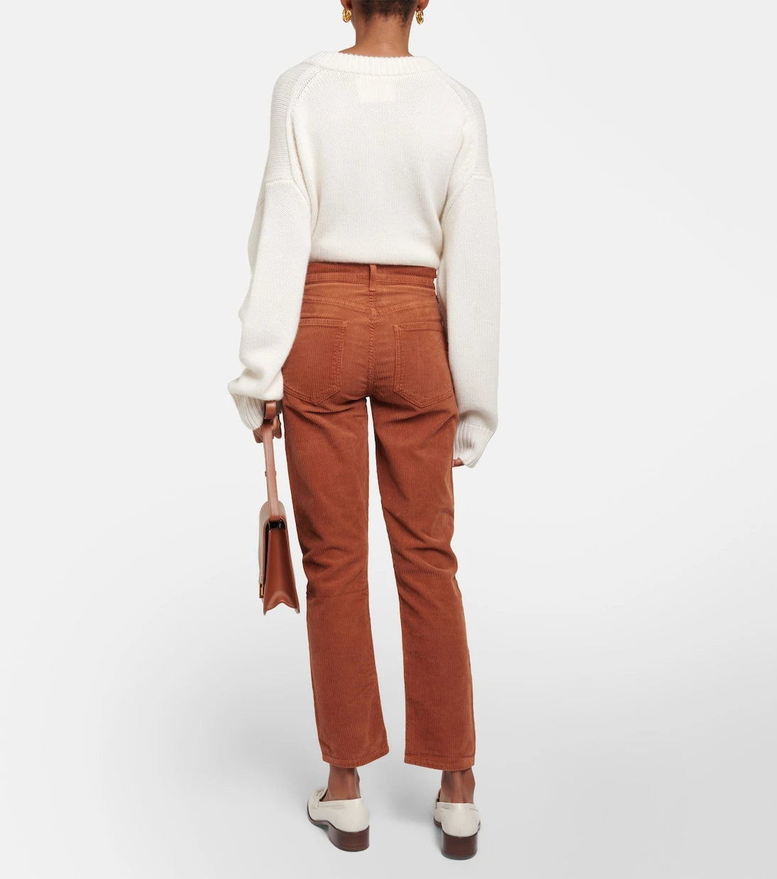Agolde - Riley Long straight corduroy pants
