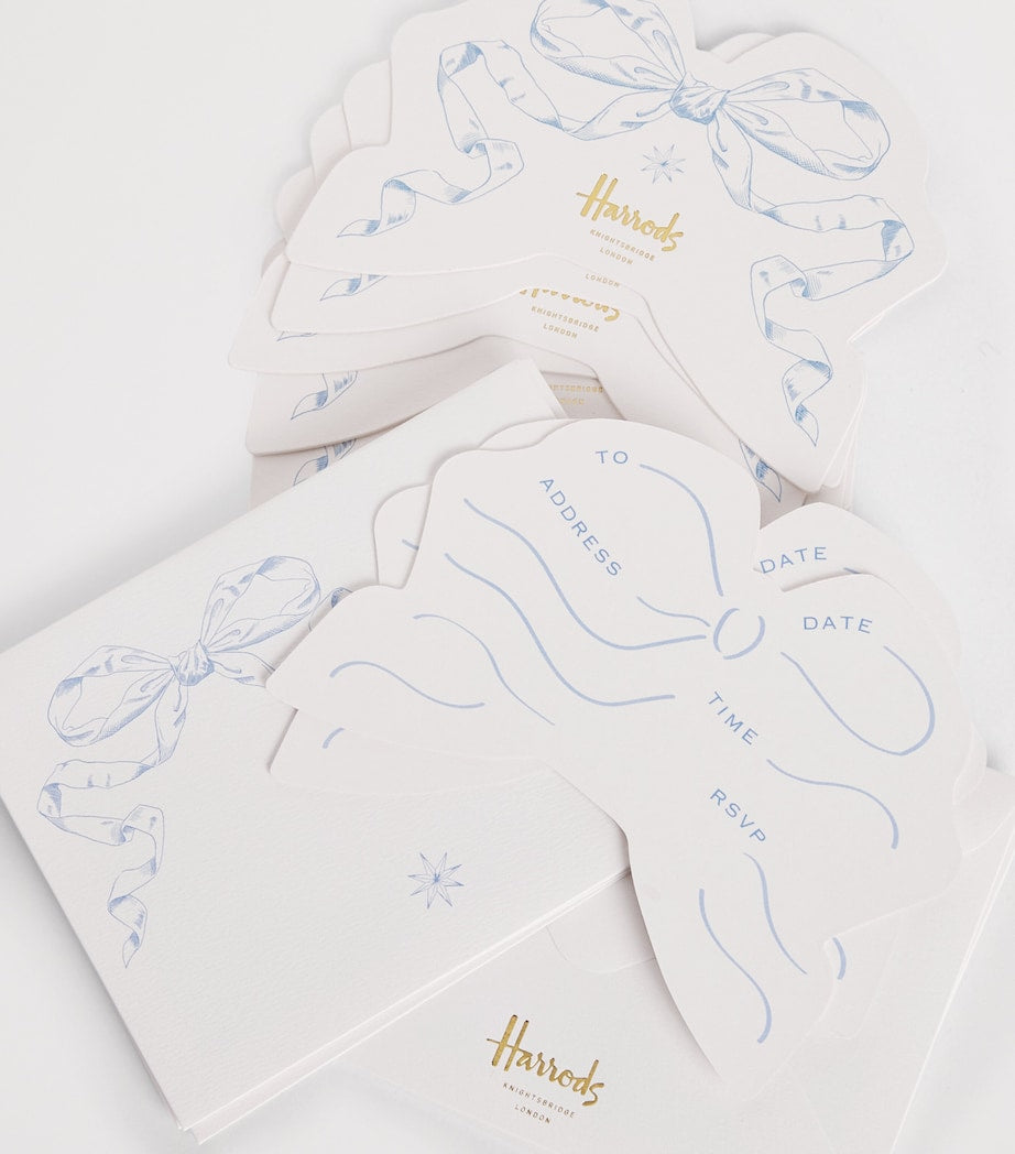 Bow Party Invitations (Pack of 8)