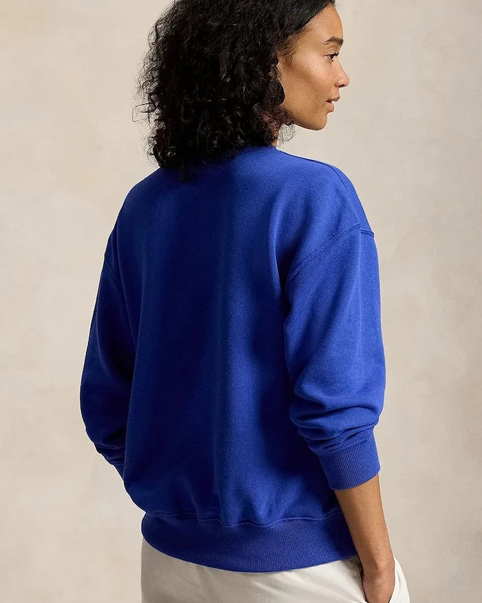 Polo Ralph Lauren kadın pamuklu sweatshirt ISLAND FLC-KNT-SWEATSHIRT