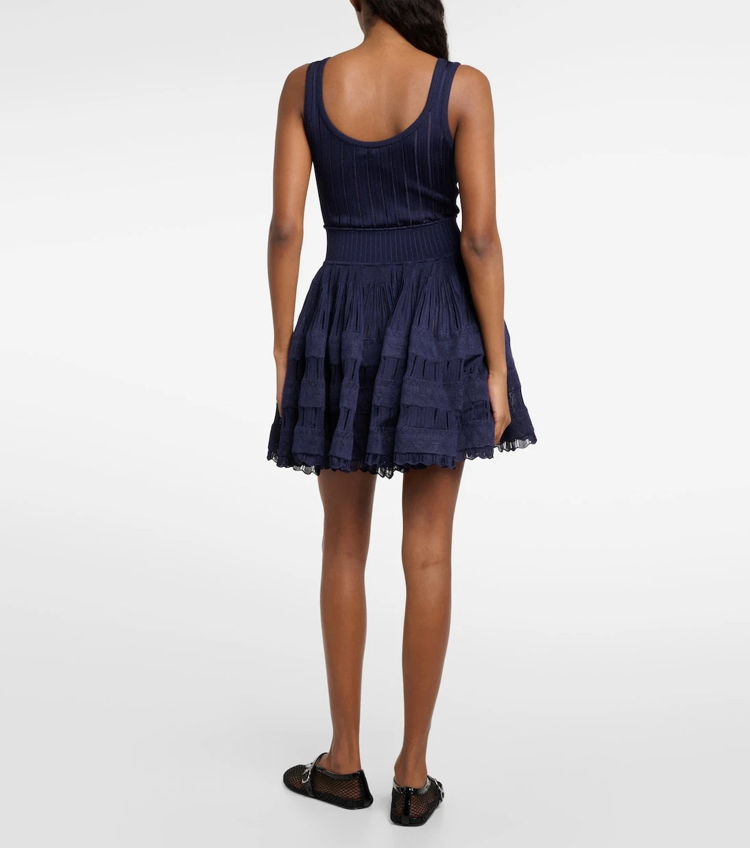 Alaïa - Ribbed-knit minidress
