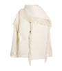 Toteme White Wool-Blend Scarf Jacket