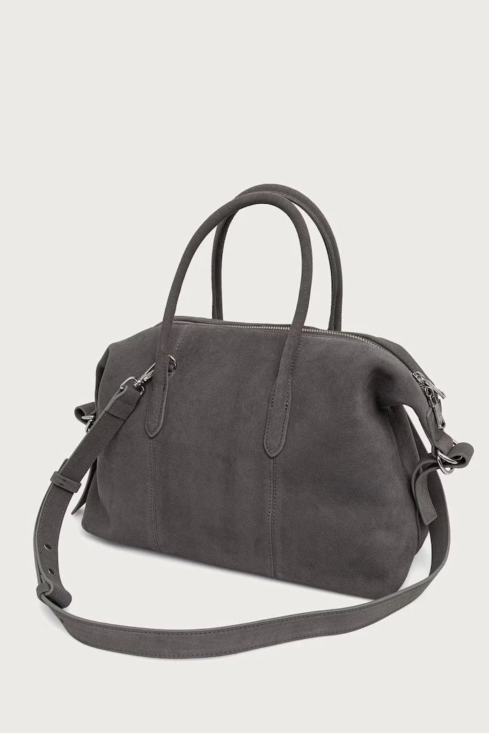 Patrizia Pepe kadın süet crossbody çanta