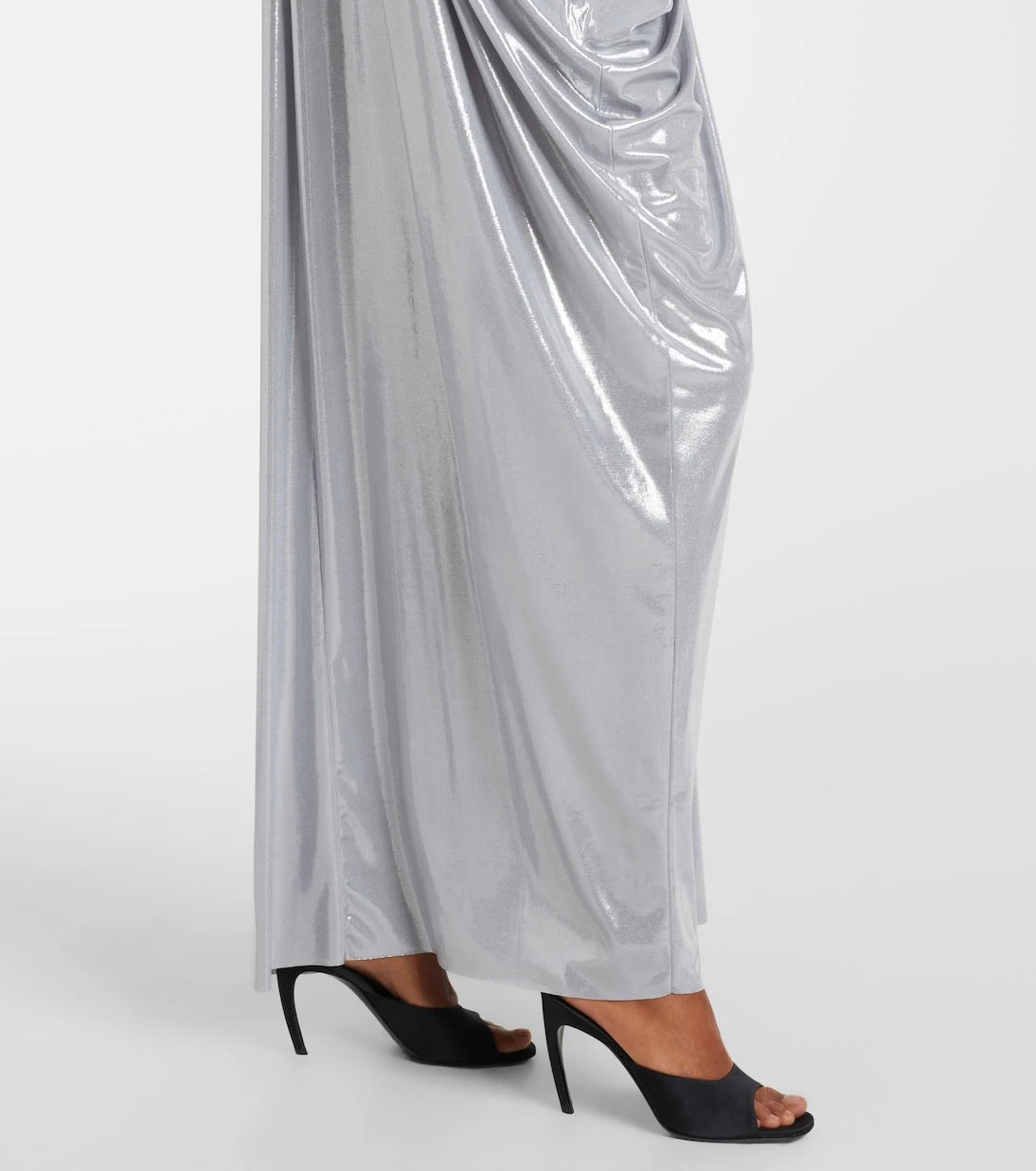 Norma Kamali - Choir lamé kaftan