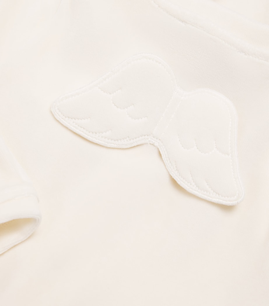 Velour Angel Wing All-In-One (3-18 Months)