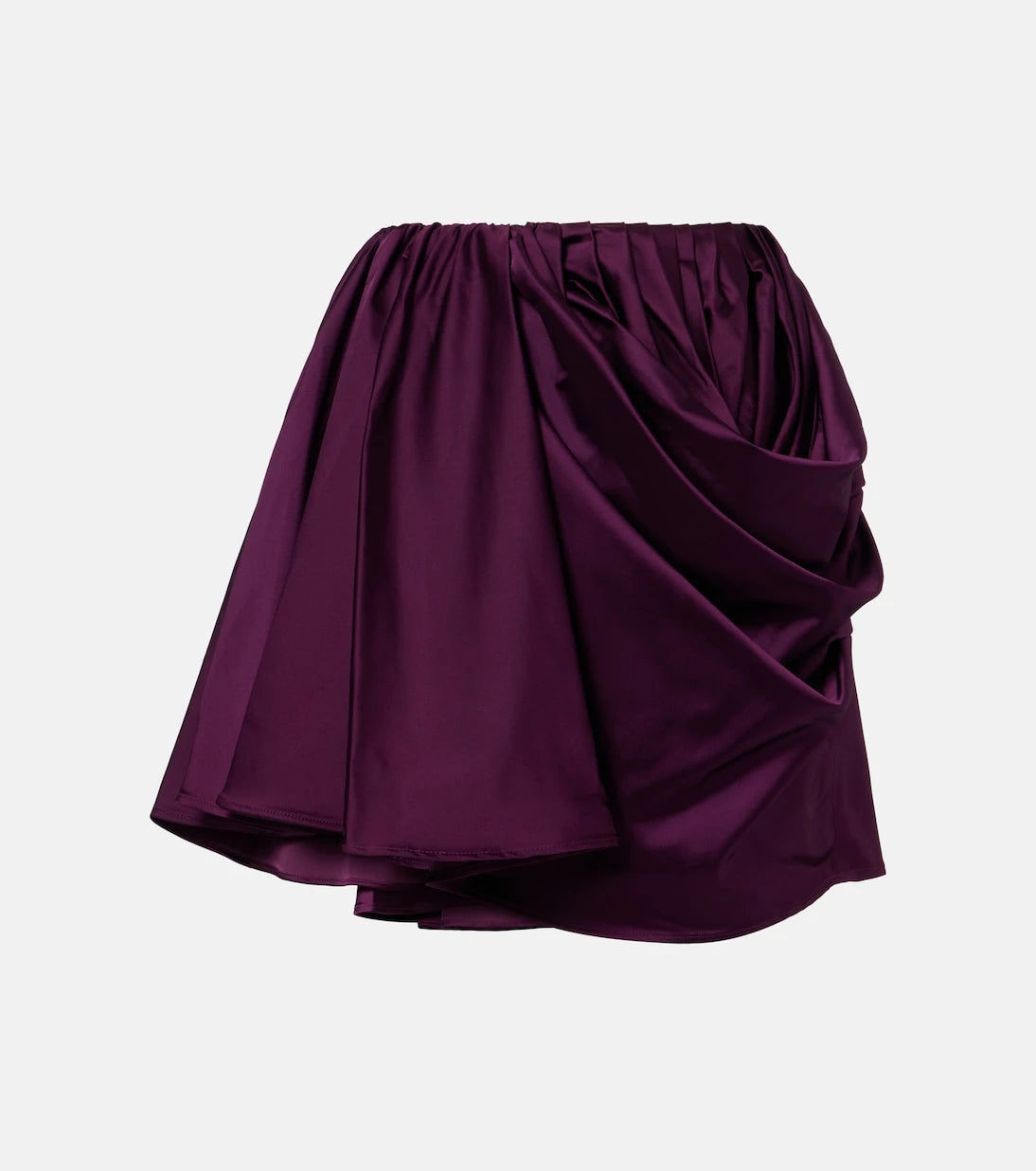 Ganni - Draped miniskirt