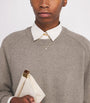 Soft Goat Beige Cashmere Boyfriend Sweater