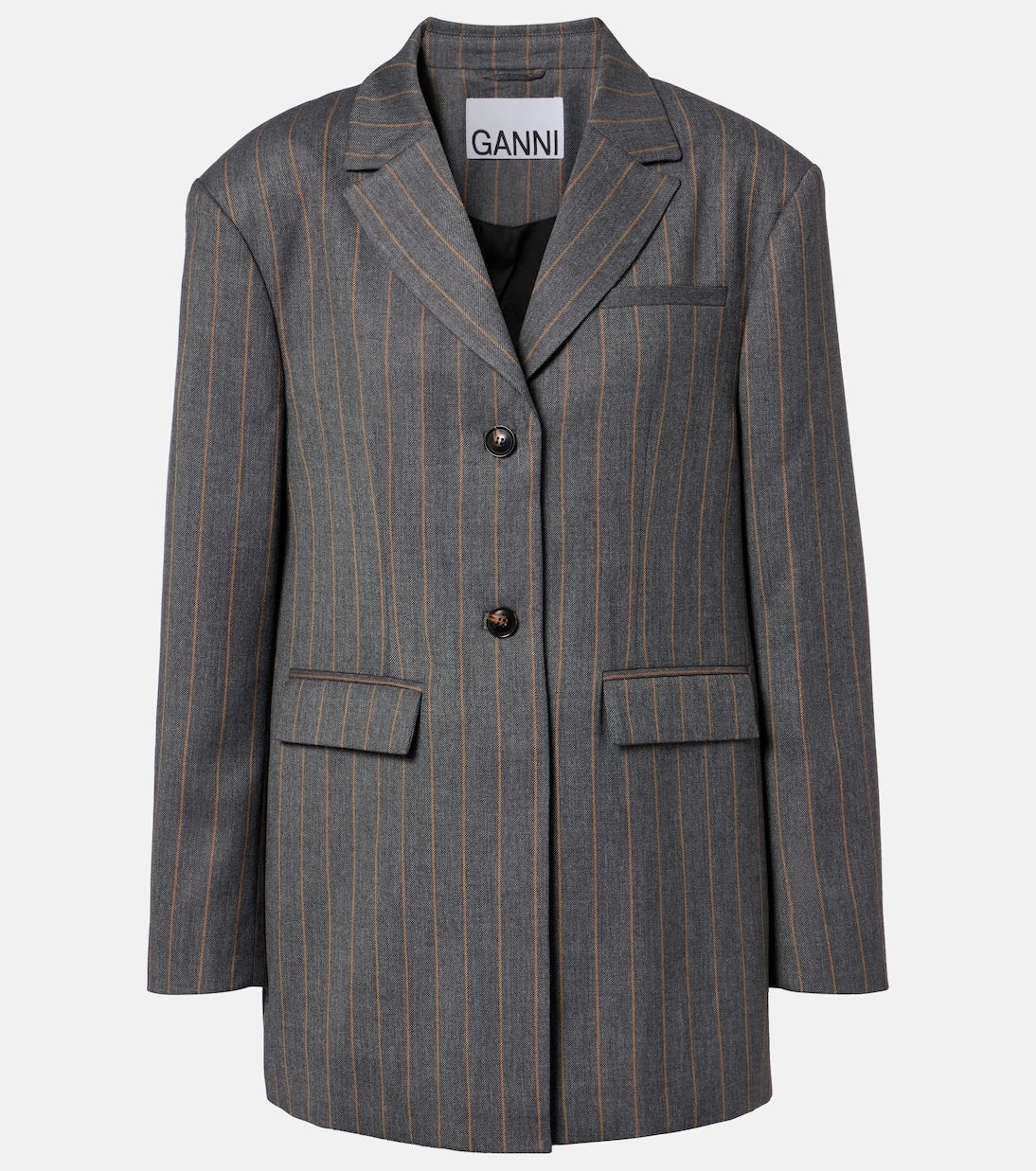 Ganni - Pinstripe blazer