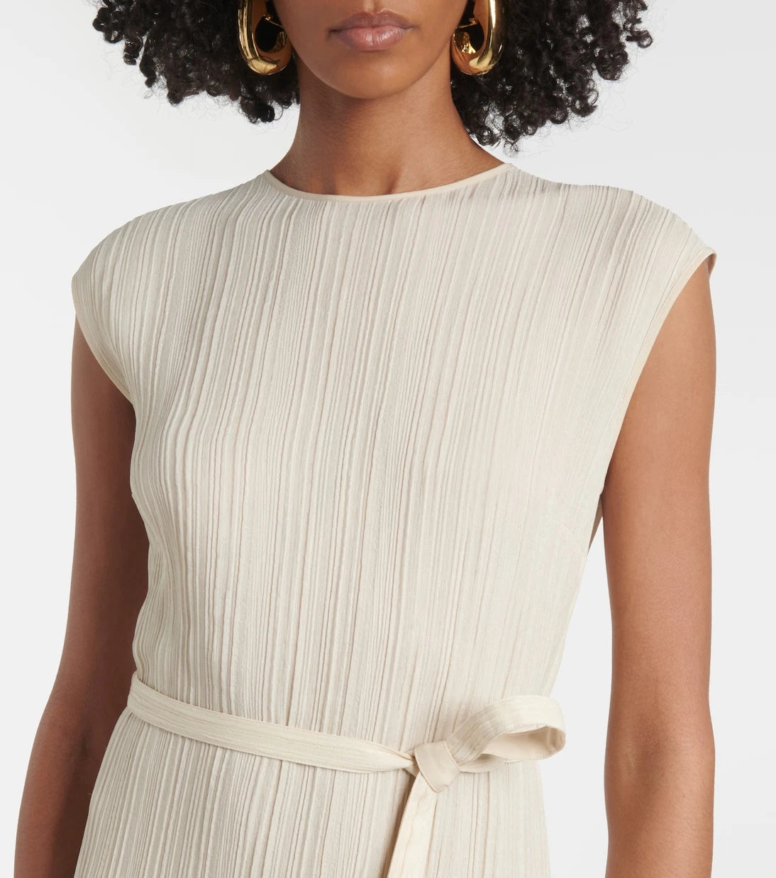 Joseph - Garnier pleated jacquard midi dress