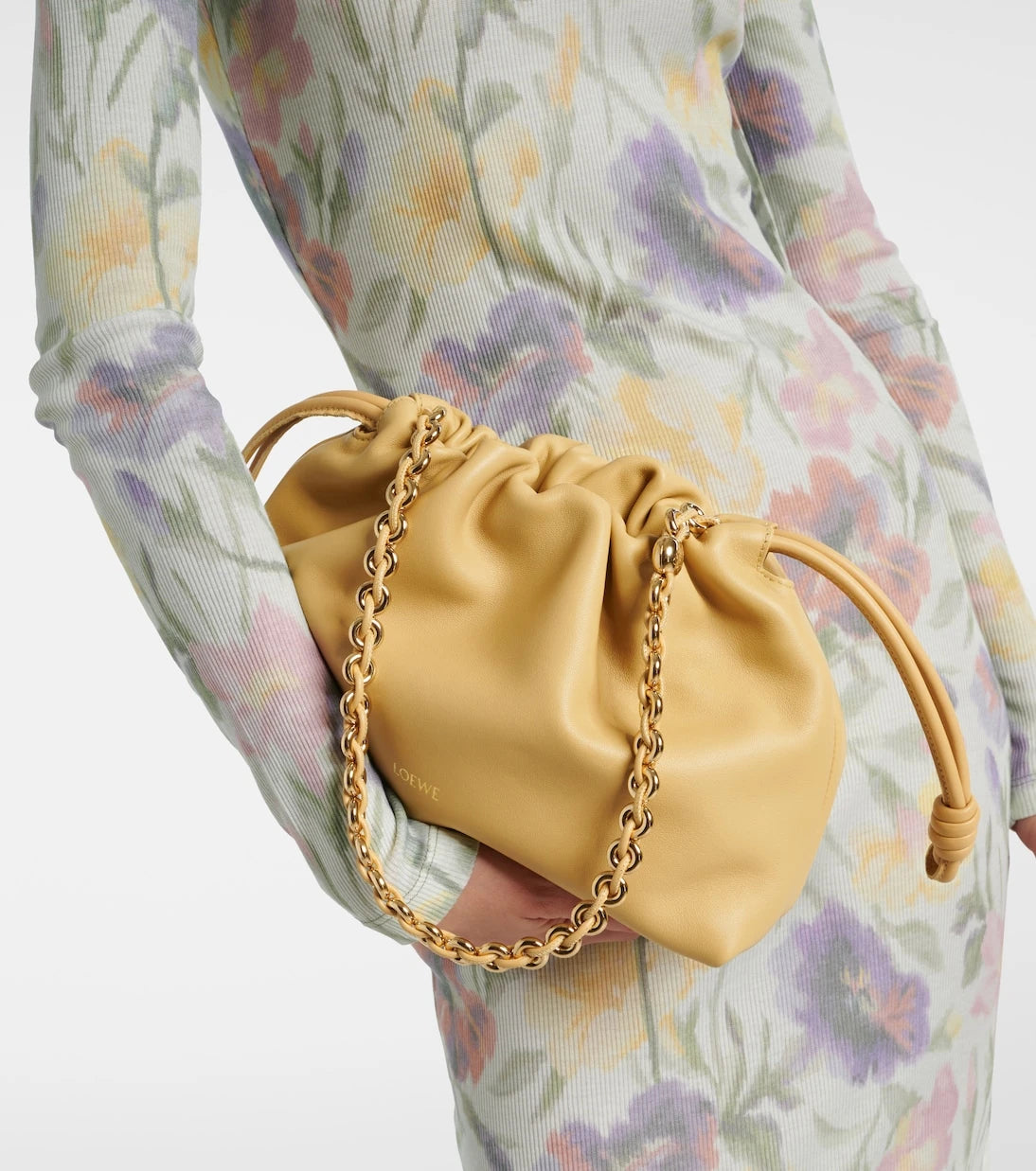 Loewe - Flamenco Medium leather clutch
