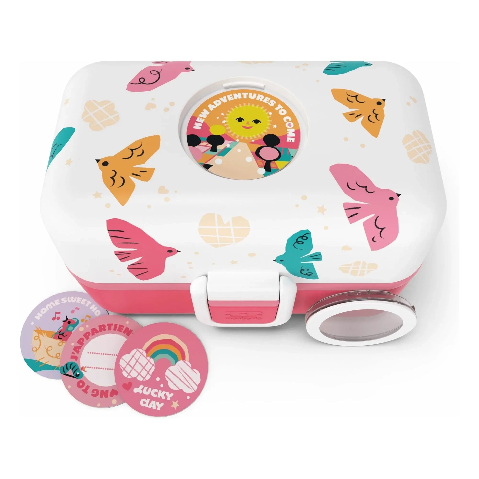 Monbento - Lunch box MB Tresor Oiseaux | Pink