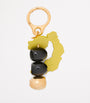 LOEWE Black Leather Olive Bag Charm