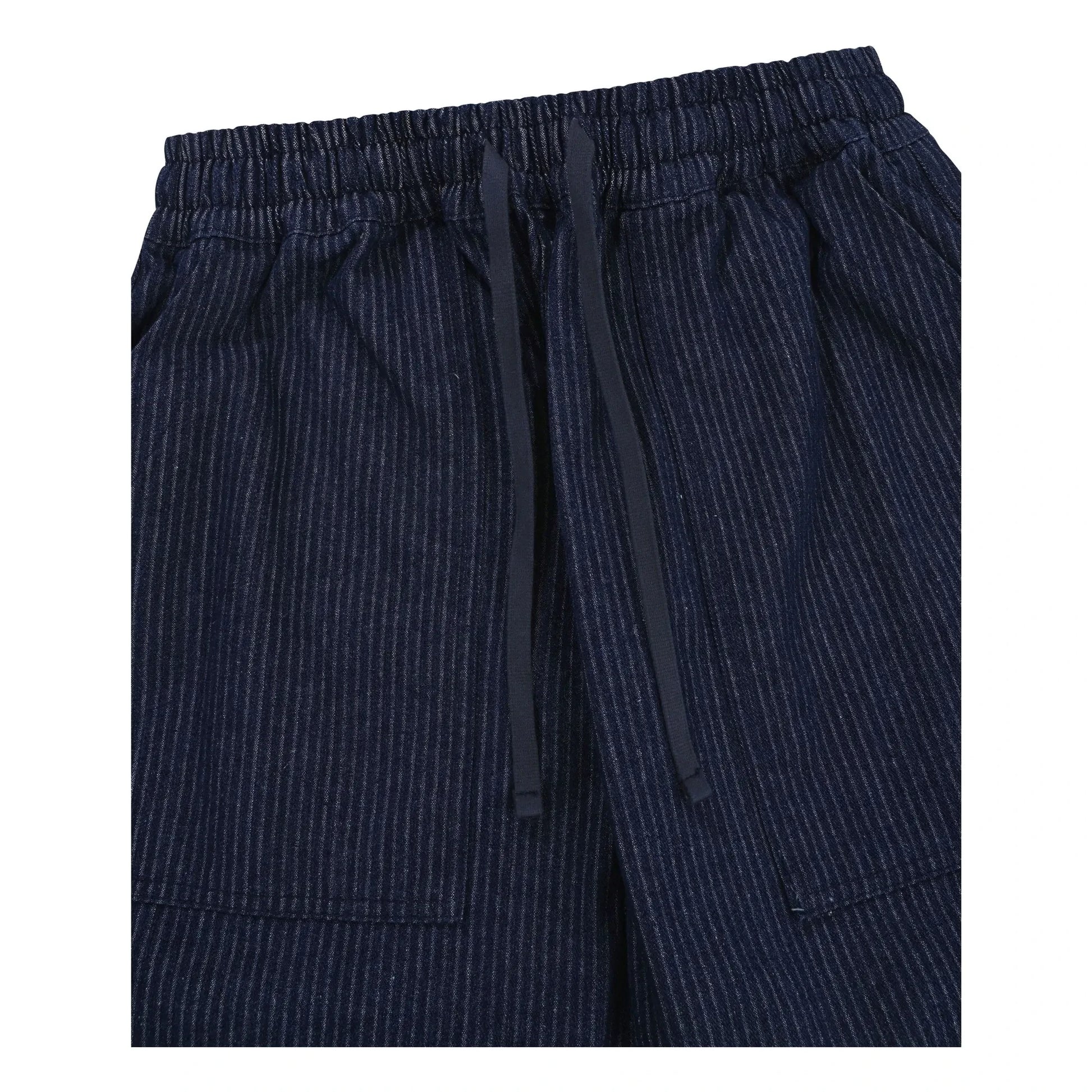 Kappy - Fatigue Denim Striped Pants | Indigo