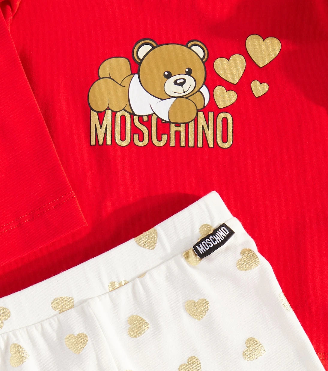 Moschino Kids - Baby jersey top and pants set