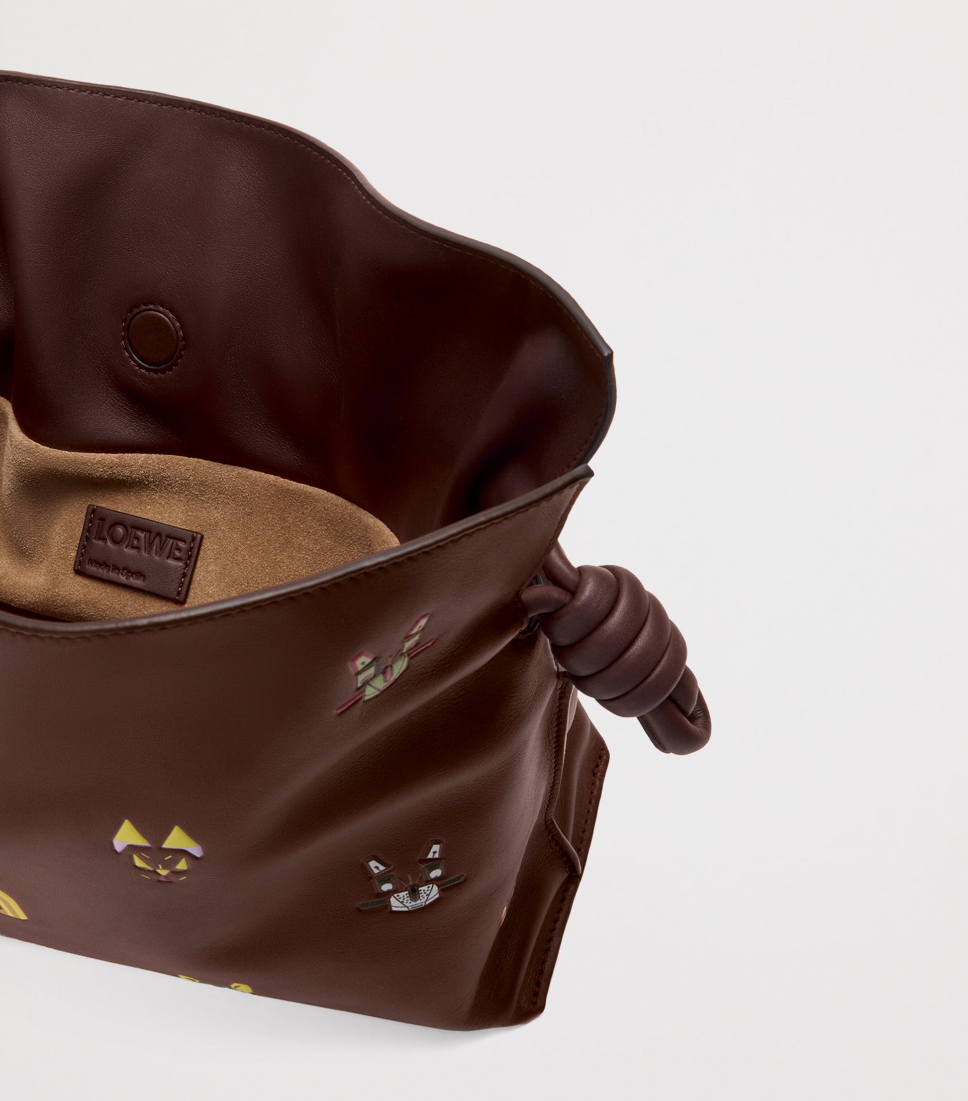 LOEWE x Louis Wain Medium Leather Flamenco Shoulder Bag