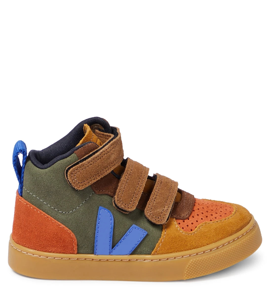 Veja Kids - V-10 Mid suede sneakers