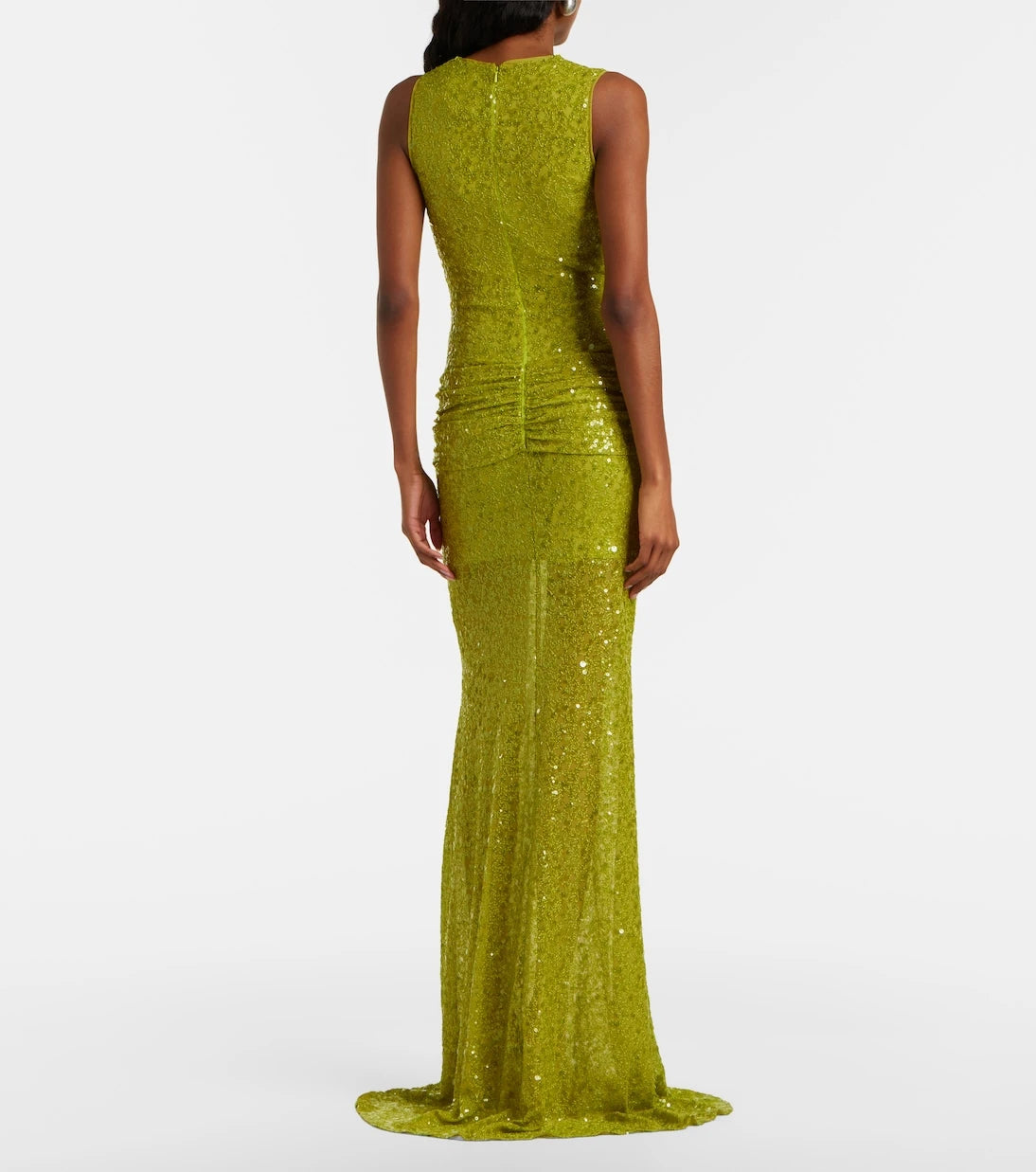 David Koma - Sequined draped gown