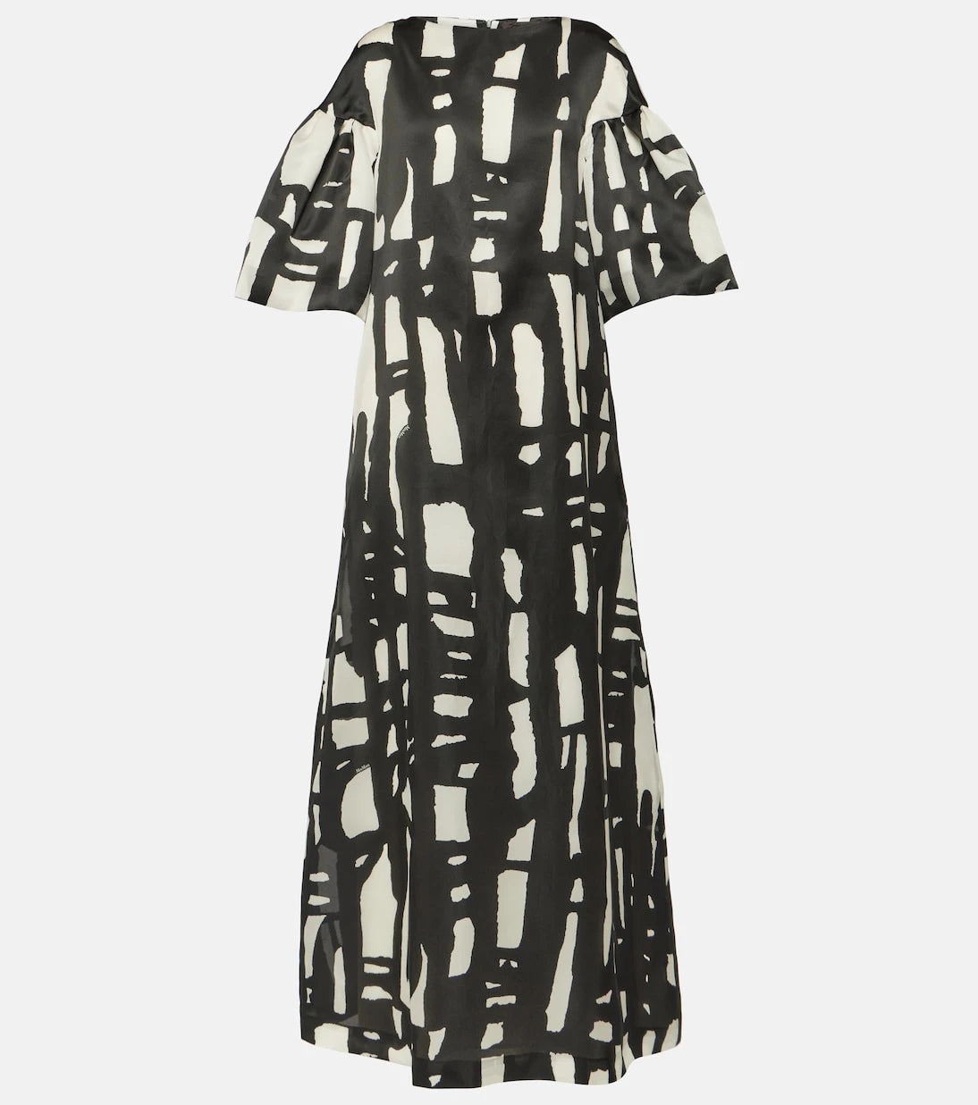 Max Mara - Printed silk organza gown